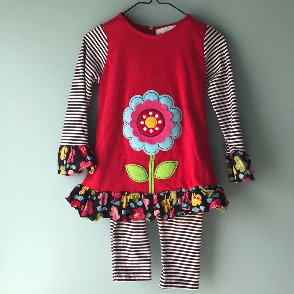 #12 2 piece Flower Outfit
